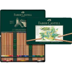 imageFaberCastell Pitt Pastel Pencils  Tin of 6060 Count Pack of 1